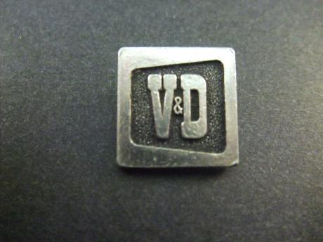 Vroom & Dreesman V&D zwart logo